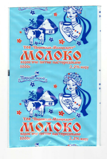 Молоко коров'яче СЛОВ'ЯНОЧКА, пастеризоване, 3,2%, 1000г